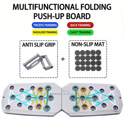 Ultimate Push-Up Board Set: Portable & Multifunctional Fitness Equipment for Total Upper Body Strength